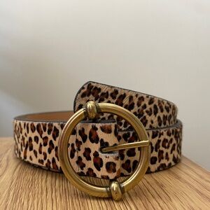 Cheetah Print Anthropologie Belt